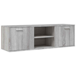 Berkfield Durable Tv Cabinet Grey Sonoma 120X34X37 Cm Engineered Wood - thumbnail 1