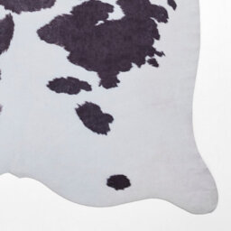 Think Rug Faux Print Cow Black White Rug-130Cm X 155Cm - thumbnail 5