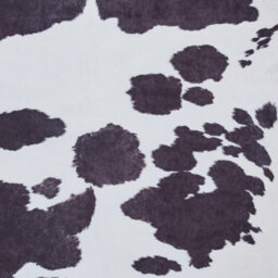 Think Rug Faux Print Cow Black White Rug-130Cm X 155Cm - thumbnail 3