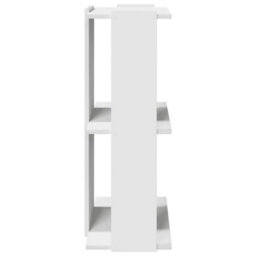 Berkfield Elegant Bookcase 3-Tier White 60X30X80 Cm Engineered Wood - thumbnail 5