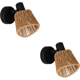 Loops 2 Pack Elegant Black Table Lamp With Modern Design For Contemporary Home Décor - thumbnail 1