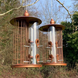 Selections Deluxe Bird Feeder 3 In 1 Seed, Nut And Suet Fat Ball (Set Of 2) - thumbnail 1