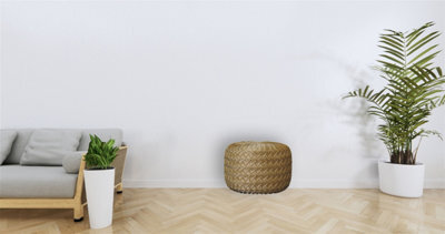 Artisan Furniture Solid Wood Ochre Hart Pouffe - image 1