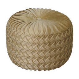Artisan Furniture Solid Wood Ochre Hart Pouffe - thumbnail 3