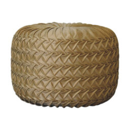 Artisan Furniture Solid Wood Ochre Hart Pouffe - thumbnail 2