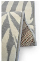 The Rugs Maestro Collection Leaf Design Rug In Grey  3571 Ws22 - thumbnail 4