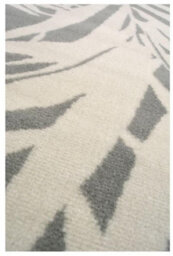 The Rugs Maestro Collection Leaf Design Rug In Grey  3571 Ws22 - thumbnail 3