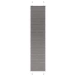 Walplus Pleated Blind Anthracite 45X200 Cm Fabric Width 44.4 Cm Polyester - thumbnail 1