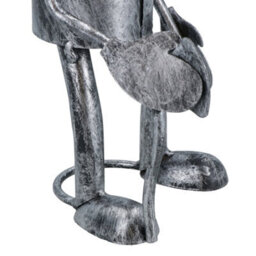 AB Tools Tin Man Standing Garden Ornament Lawn Art Sculpture Statue Yard Home Decor - thumbnail 6