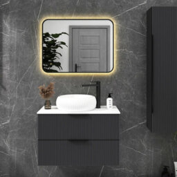 Royal Bathrooms Luton 600 X 800mm Bathroom Mirror Dimmable Led Anti-Fog Ip44 Rated Illuminated Backlit Wall Touch Vanity Mirror - thumbnail 2