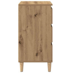 Berkfield Bedside Cabinet Artisan Oak 40X35X70 Cm Engineered Wood - thumbnail 7