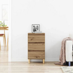 Berkfield Bedside Cabinet Artisan Oak 40X35X70 Cm Engineered Wood - thumbnail 4