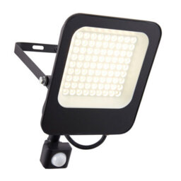 Luminosa Lighting Luminosa Guard Pir Override 50W Ip65 50W Outdoor Flood Light Matt Black Paint - thumbnail 1