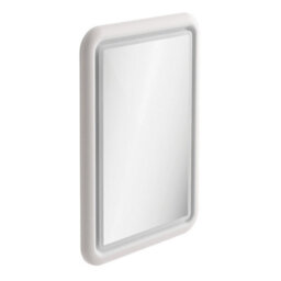 Plum&clay Sutton White Border Led Illuminated Bathroom Mirror (W)550mm (H)800mm - thumbnail 1