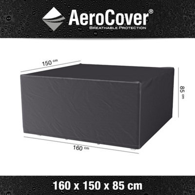 Pacific Lifestyle Platinum Aerocover Furniture Set Waterproof Rip-Stop Polyester Outdoor Cover W160Xd150Xh85Cm - image 1
