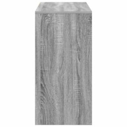 Berkfield Grey Writing Desk Grey Sonoma Engineered Wood Medium Storage - thumbnail 6