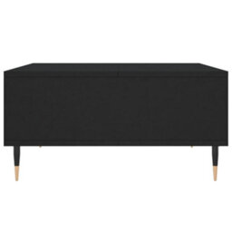 Berkfield Coffee Table Black 60X60X30 Cm Engineered Wood - thumbnail 5