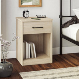 Dorel Brez Build Pearce 1 Drawer Nightstand Light Oak Look - thumbnail 5