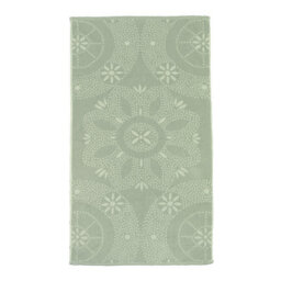Allure Bath Fashions Sculpted Floral Patterned Bath Towel - Sage Green - thumbnail 5