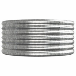 Berkfield Durable Garden Planter Powder-Coated Steel 368X80X36 Cm Silver - thumbnail 4