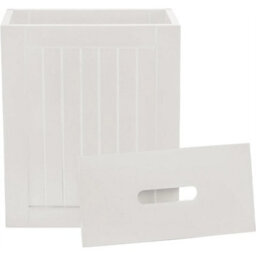 White Slim Bathroom Storage Cabinet Toilet Roll Holder Unit Cleaning Supply Organizer - thumbnail 3