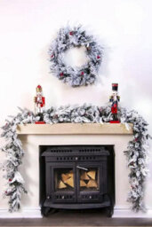 Christmas Tree World The 270Cm Snowy Alpine Garland