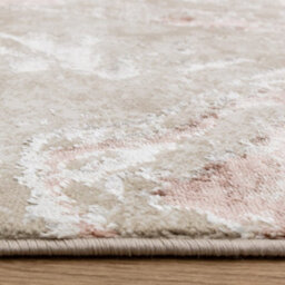 The Rug Edit Ritz Abstract Metallic Pink Living Room Rug - 200X275Cm - thumbnail 9
