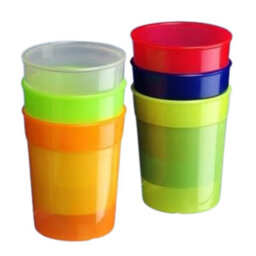 Drinkwize Kids Tumblers Multi-Coloured Pack Of 6. Unbreakable Flexi Plastic Holds 275Ml. - thumbnail 9