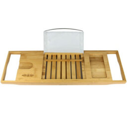 Extendable Bamboo Bathtub Caddy - M&w - thumbnail 4