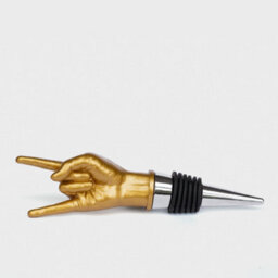 Suck Uk Rock On Bottle Stopper & You Rock Desk Accessory Set - Gold - thumbnail 7