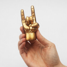 Suck Uk Rock On Bottle Stopper & You Rock Desk Accessory Set - Gold - thumbnail 6