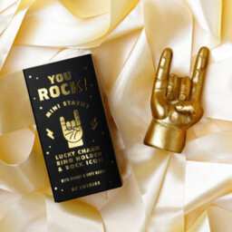 Suck Uk Rock On Bottle Stopper & You Rock Desk Accessory Set - Gold - thumbnail 5