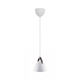 Nordlux Strap Metal Pendant Light Hanging Effect  White,mains - thumbnail 3