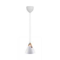 Nordlux Strap Metal Pendant Light Hanging Effect  White,mains - thumbnail 2