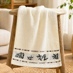 Mixed 3Pcs Bamboo Fiber Towel Set Ultra Soft Quick Dry Absorbent Face Towels - thumbnail 3