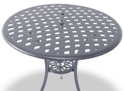 Centurion Supports Oshowa Grey Garden And Patio Cast Aluminium Bistro Table - thumbnail 6