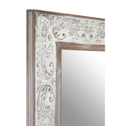 Orsina Antique Silver Rectangular Wall Mirror - thumbnail 3