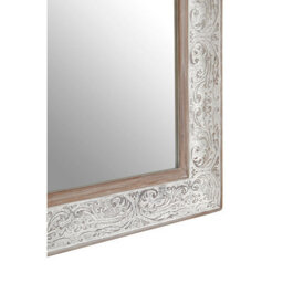 Orsina Antique Silver Rectangular Wall Mirror - thumbnail 4