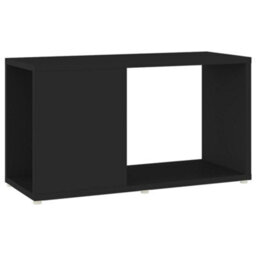 Berkfield Tv Cabinet Black 60X24X32Cm Engineered Wood - thumbnail 2