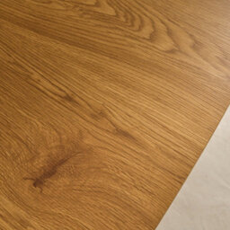 Sweeek - Square Dining Table Oak Wood Effect Black Metal Legs 4-Seater Azylis 90X90X76 Cm - thumbnail 5
