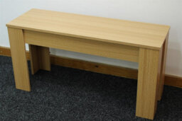 Kosy Koala Oak Effect Wooden Bench  Durable Engineered Wood Seat For Dining, Kitchen - thumbnail 1