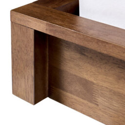 Beliani Bed Without Headboard Wood Antras 160 X 200 Cm (Eu King Size) Dark Brown - thumbnail 8