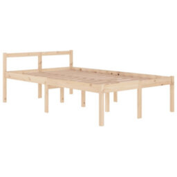 Berkfield Bed Frame Solid Wood Pine 120X200 Cm - thumbnail 3