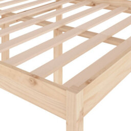 Berkfield Bed Frame Solid Wood Pine 120X200 Cm - thumbnail 6