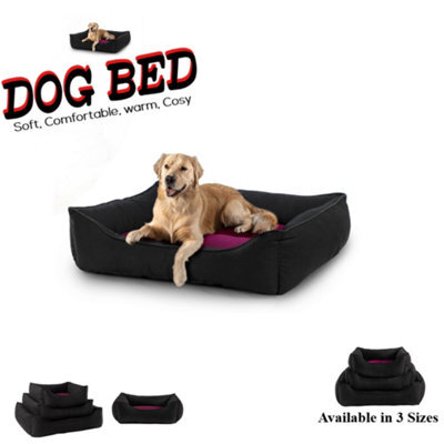 Chilimilii Dog Bed Pet Puppy Cushion House Nesting Washable Rectangle Pet Basket Warm Comfy - image 1