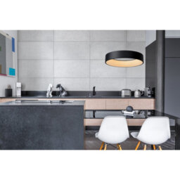 Lucide Talowe Halo Led Ceiling Pendant Light Black - thumbnail 5
