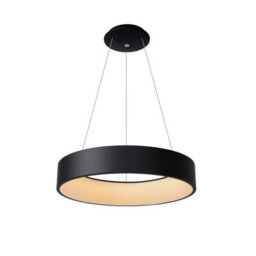 Lucide Talowe Halo Led Ceiling Pendant Light Black - thumbnail 2