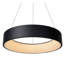 Lucide Talowe Halo Led Ceiling Pendant Light Black - thumbnail 7