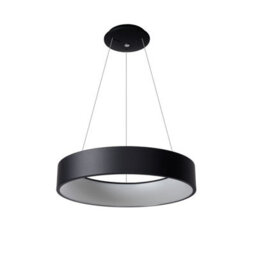 Lucide Talowe Halo Led Ceiling Pendant Light Black - thumbnail 3