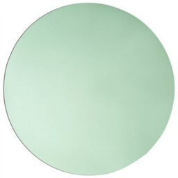 Beliani Wall Mirror Bouchon 80 Cm 80 Cm Green - thumbnail 1